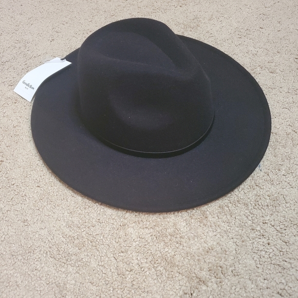 🎯 Goodfellow&co black M/L full brim hat. Nwt - Picture 3 of 4